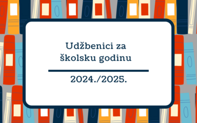 Odluka o odabiru udžbenika za školsku godinu 2024./2025.