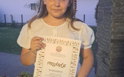 1. mjesto na literarnom natječaju Malih vezova